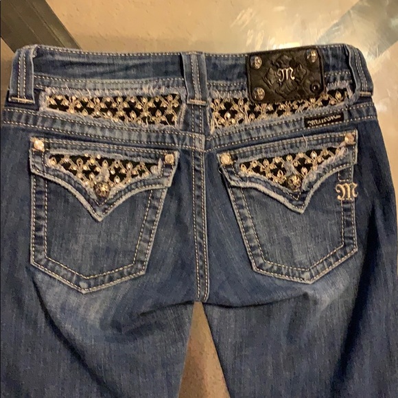 Rhinestone Miss Me Jeans Size 28 Fabulous! - Picture 3 of 8